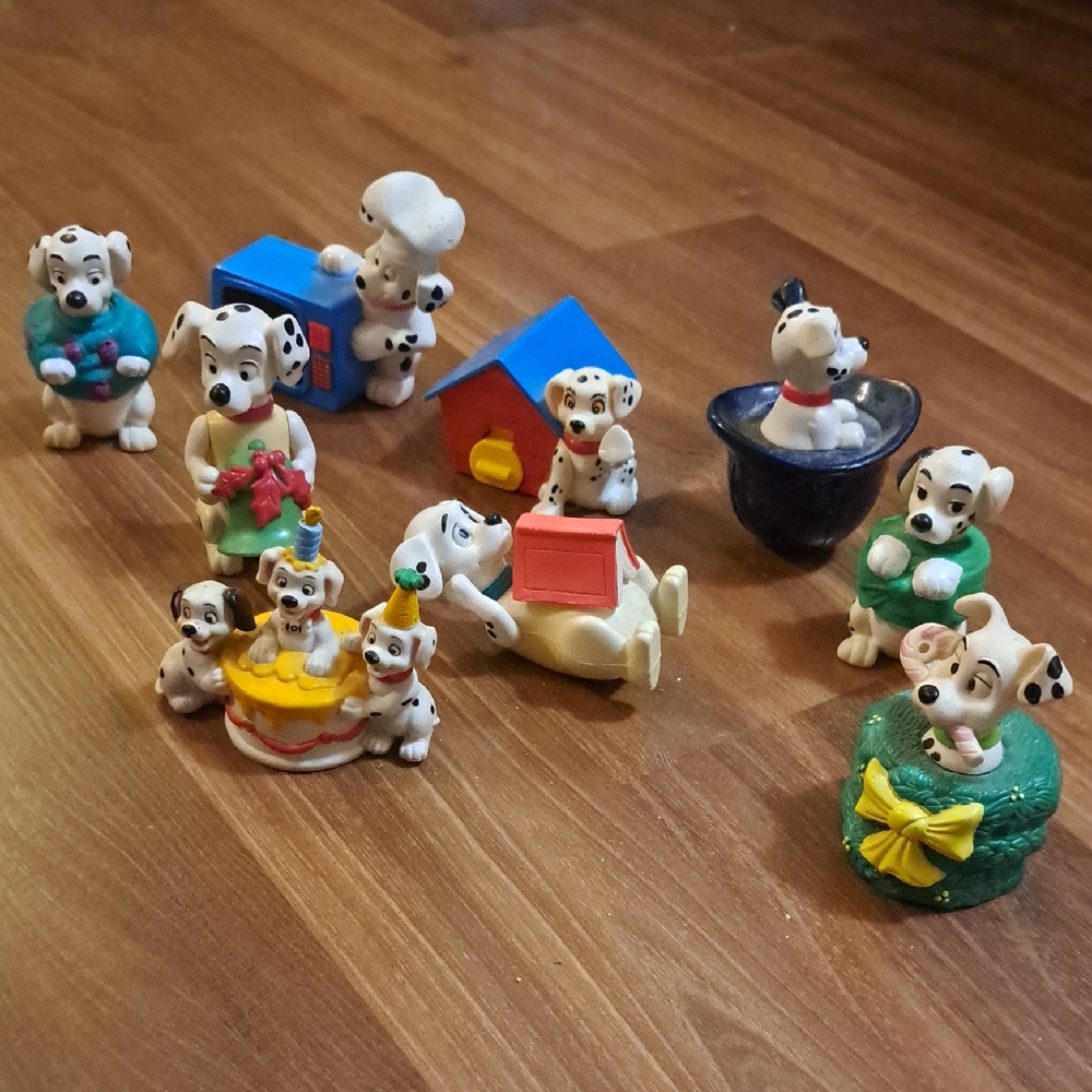Vintage 90's McDonald's Disneys 101 Dalmatians Happy Meal Toy Figures